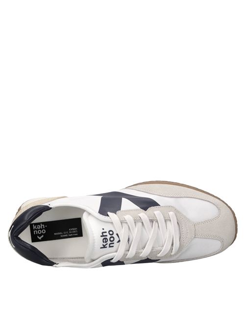 Sneakers in camoscio ecopelle e tessuto KEH NOO | S00KM9313BIANCO-NAVY